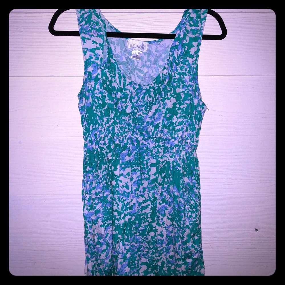 Blue/Green Summer Dress